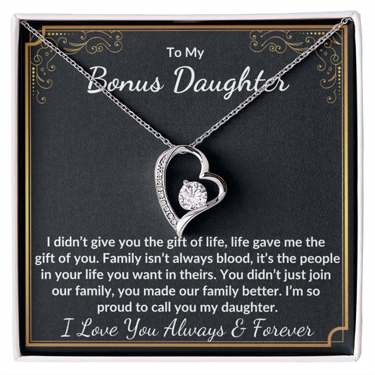 To My Bonus Daughter Necklace | The Gift of You