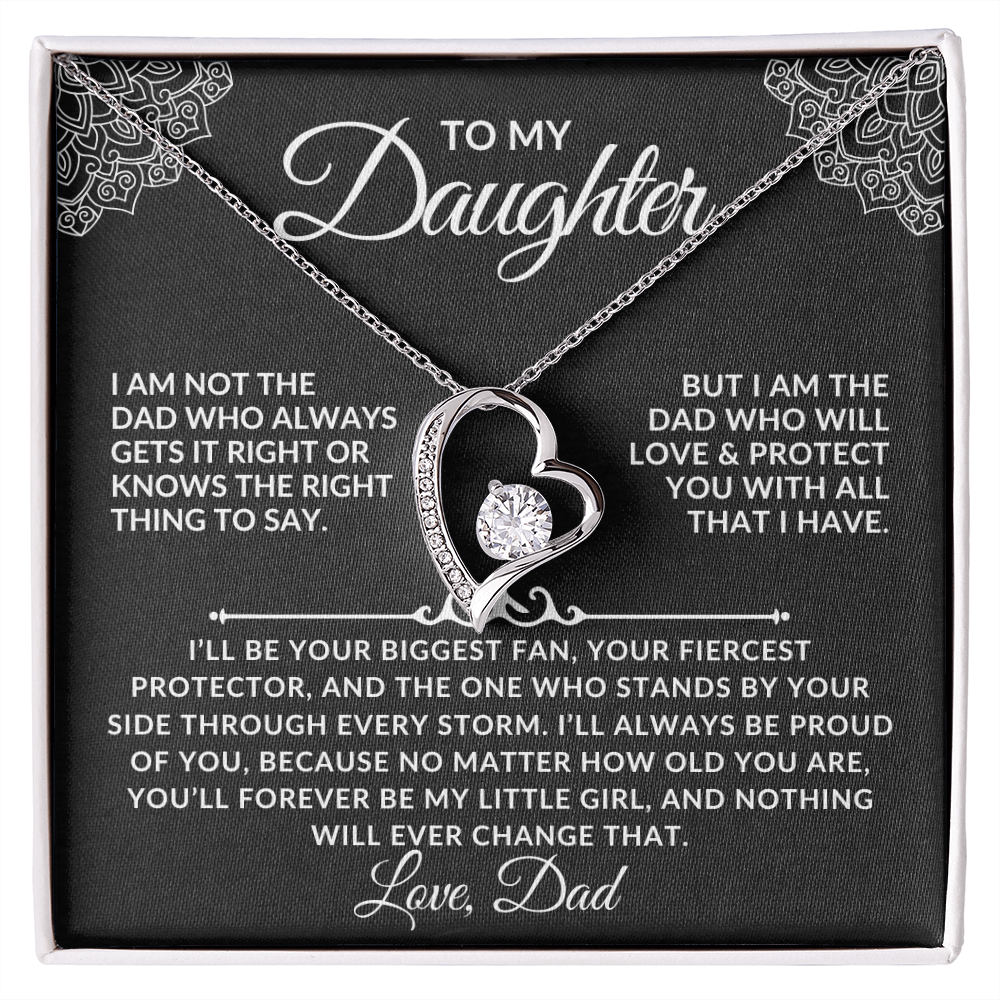 To My Daughter - A Forever Necklace from Dad (w)