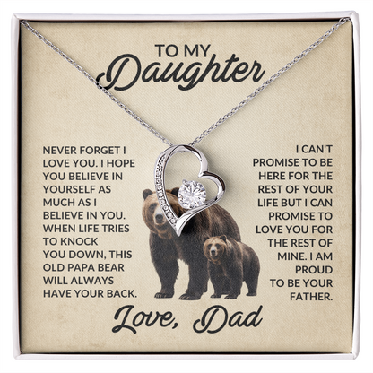 To My Daughter Love Dad - This Old Papa Bear