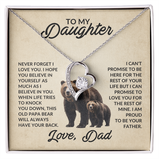 To My Daughter Love Dad - This Old Papa Bear