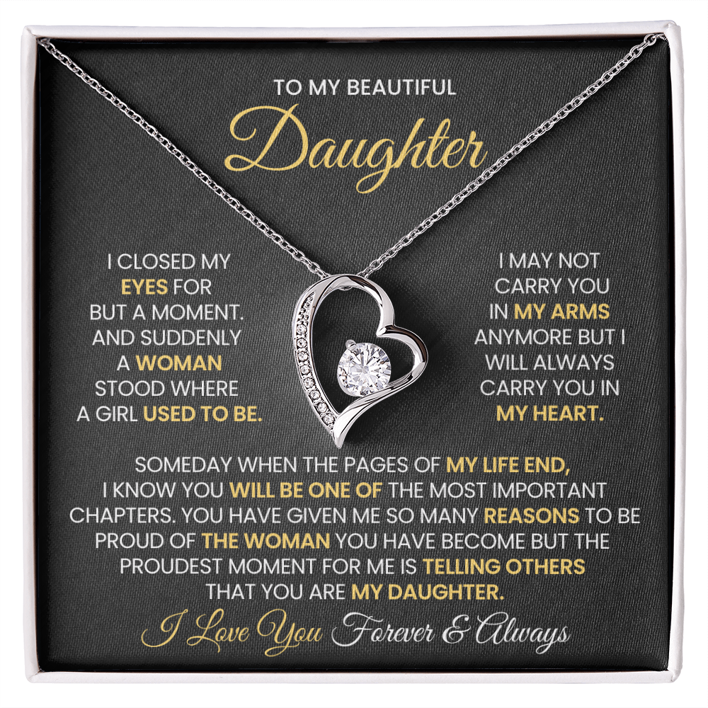 To My Beautiful Daughter - Closed my eyes