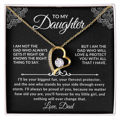 To My Daughter Love Dad - Biggest Fan (W)