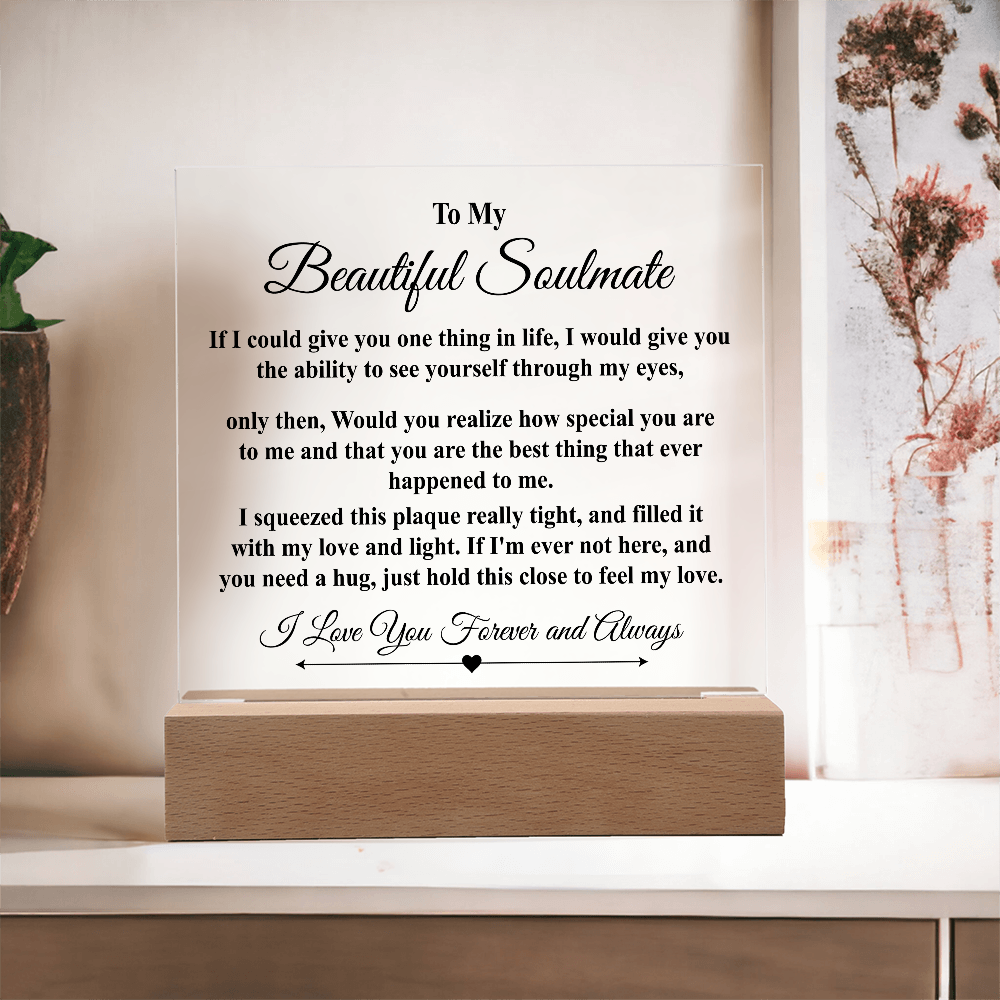 To My Beautiful Soulmate - If I could give you one thing (b)