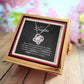 To My Daughter Rotating Rose Gift Box - Never Forget