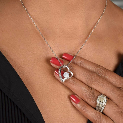 Badass Daughter Necklace | This Old Lion - b 14k White Gold Finish / Standard Box Jewelry Giftinum