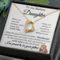 Badass Daughter Necklace | This old lion - w 14k White Gold Finish / Standard Box Jewelry Giftinum