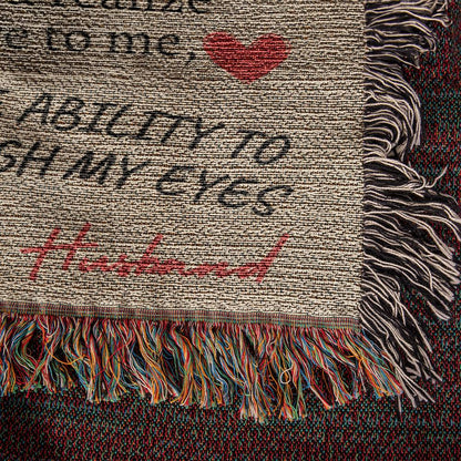 Badass Wife Woven Blanket | Never Forget Default Title Jewelry Giftinum
