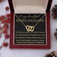 Beautiful Bonus Daughter | Gift of You 18K Yellow Gold Finish / Luxury Box Jewelry Giftinum