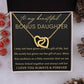 Beautiful Bonus Daughter | Gift of You 18K Yellow Gold Finish / Standard Box Jewelry Giftinum