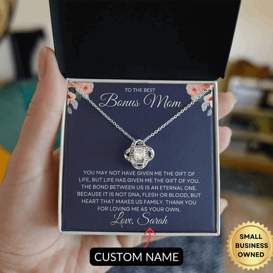 Best Bonus Mom - Gift of Life - Premium Jewelry - Just $59.95! Shop now at Giftinum