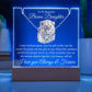 Bonus Daughter Acrylic Plaque & Necklace Gift Bundle Acrylic Giftinum