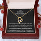 Bonus Daughter Forever Love Necklace | Gift of You Jewelry Giftinum