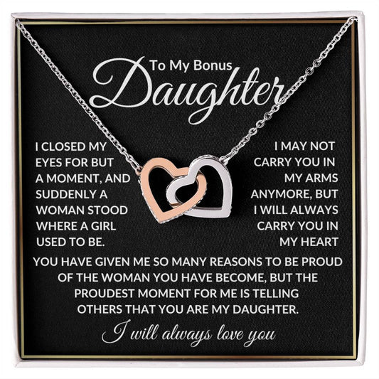 Bonus Daughter - I closed my eyes Jewelry Giftinum