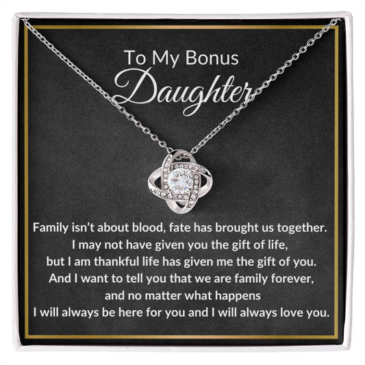 Bonus Daughter Necklace - Family Forever Jewelry Giftinum