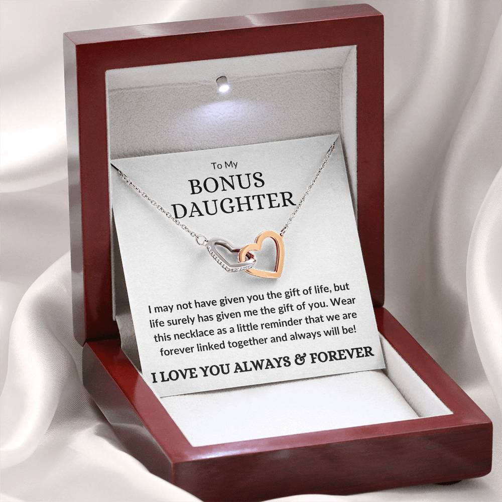 Bonus Daughter Necklace - Gift of you (w) Jewelry Giftinum