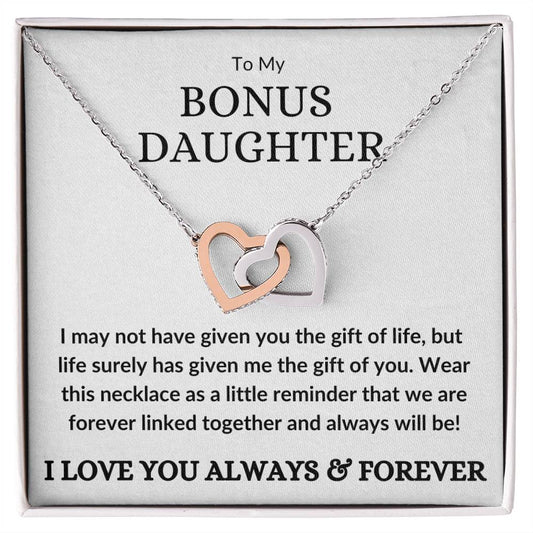 Bonus Daughter Necklace - Gift of you (w) Jewelry Giftinum