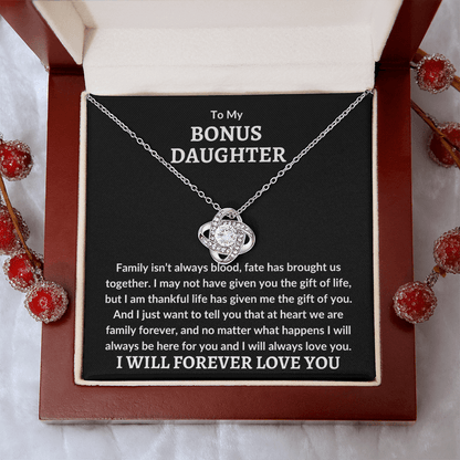 Bonus Daughter Necklace - We are famiy forever Jewelry Giftinum