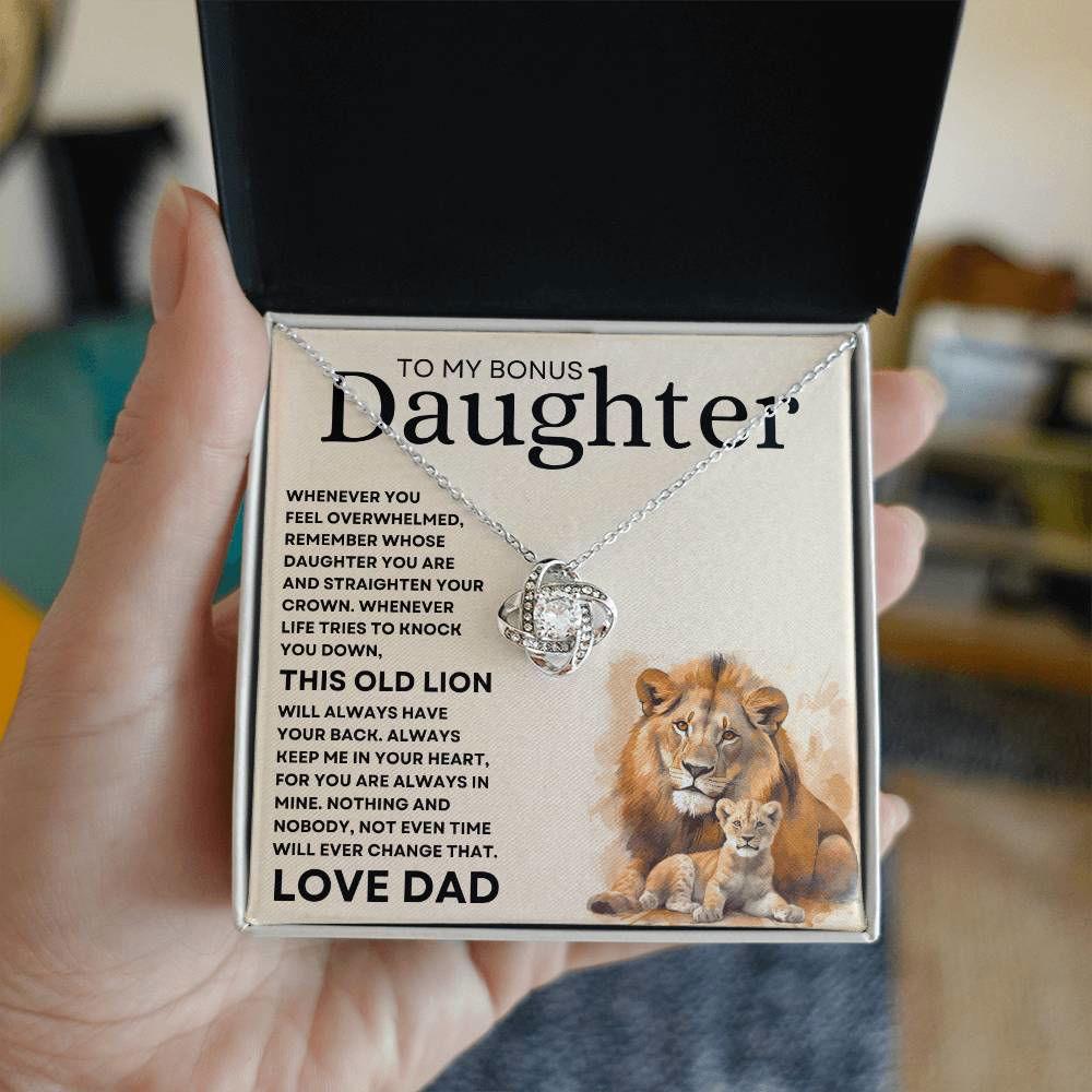 Bonus Daughter - This Old Lion Jewelry Giftinum