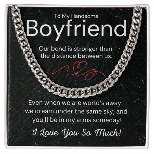 Boyfriend Cuban Link Chain Jewelry Giftinum