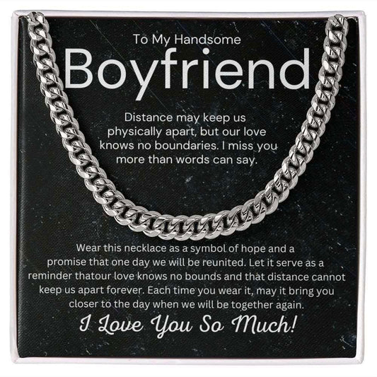 Boyfriend Cuban Link Chain Jewelry Giftinum