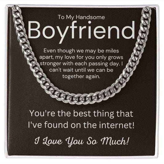 Boyfriend Cuban Link Chain Jewelry Giftinum