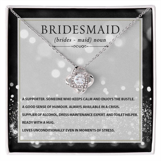 Bridesmaid Necklace - My Supporter - Premium Jewelry - Just $59.95! Shop now at Giftinum