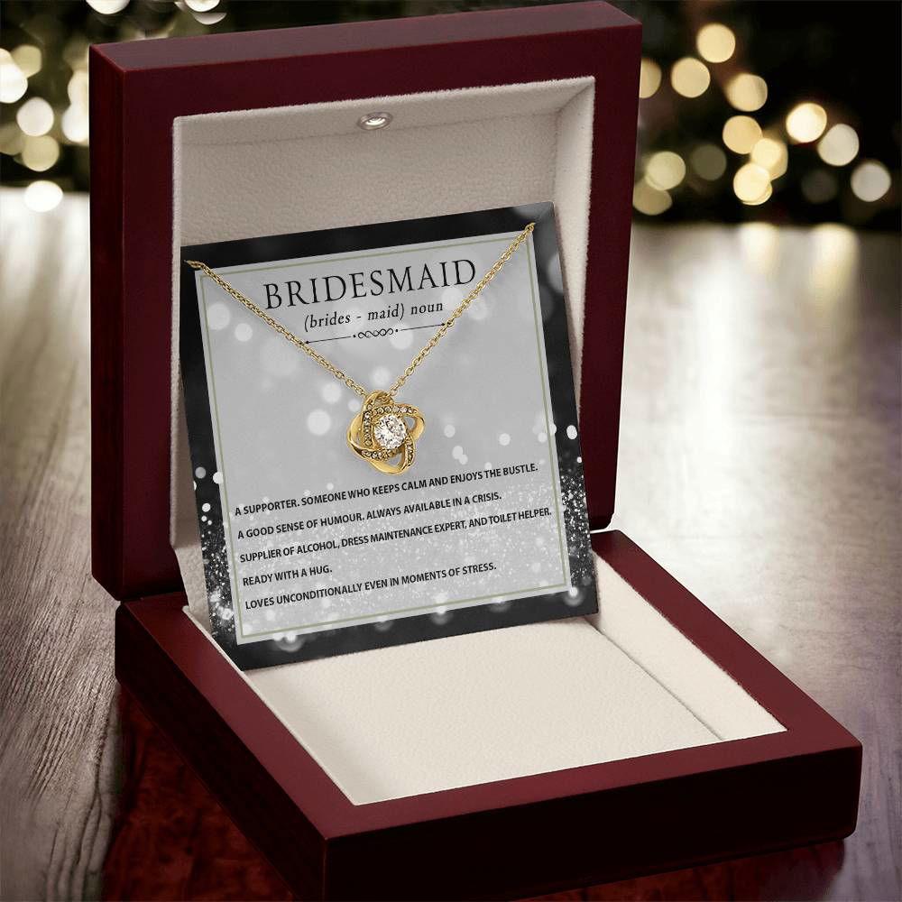 Bridesmaid Necklace - My Supporter Jewelry Giftinum