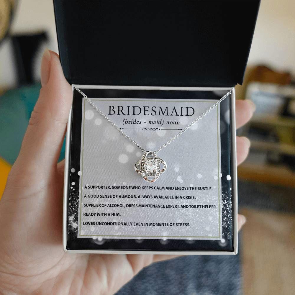 Bridesmaid Necklace - My Supporter Jewelry Giftinum