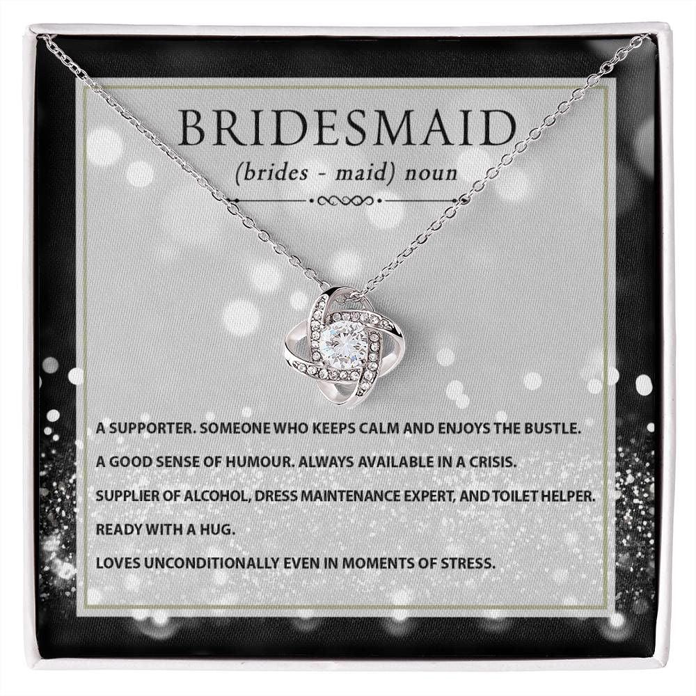 Bridesmaid Necklace - My Supporter Jewelry Giftinum