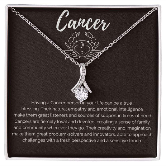 Cancer Zodiac Birthday Necklace - Premium Jewelry - Just $119.95! Shop now at Giftinum