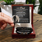 Dad My Forever Hero Bracelet - From Daughter Luxury Box w/LED Jewelry Giftinum