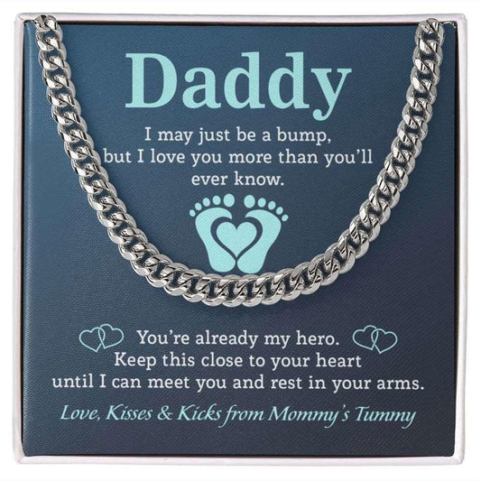 Daddy - My Hero Cuban Link Chain Jewelry Giftinum