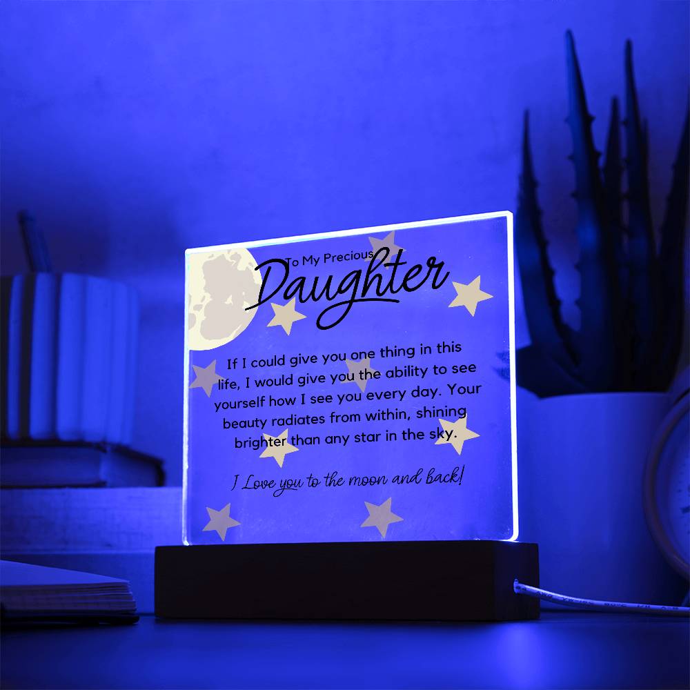 Daughter Acrylic Plaque | One thing in life Jewelry Giftinum