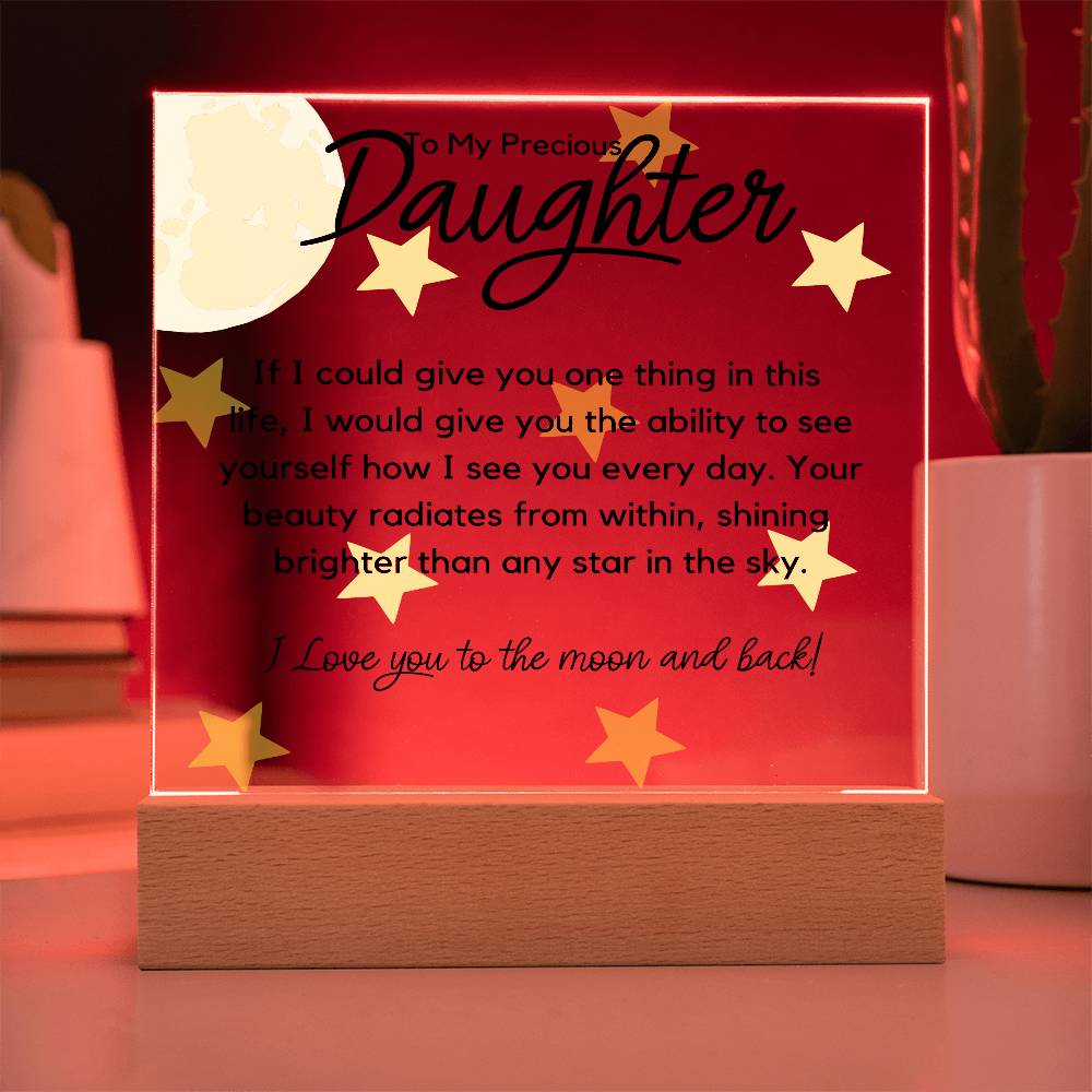 Daughter Acrylic Plaque | One thing in life Jewelry Giftinum