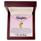 Daughter Baby Feet Necklace - Never forget that I love you. - Premium Jewelry - Just $39.95! Shop now at Giftinum