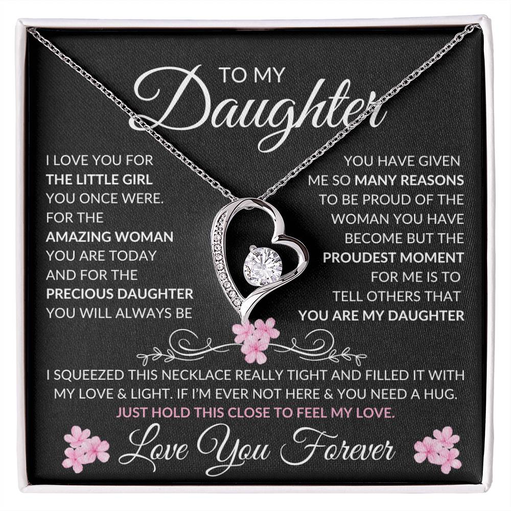 Daughter Forever Love Necklace | Amazing Woman Jewelry Giftinum