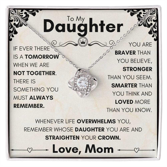 Daughter Necklace - when we are not together JewelryGiftinum