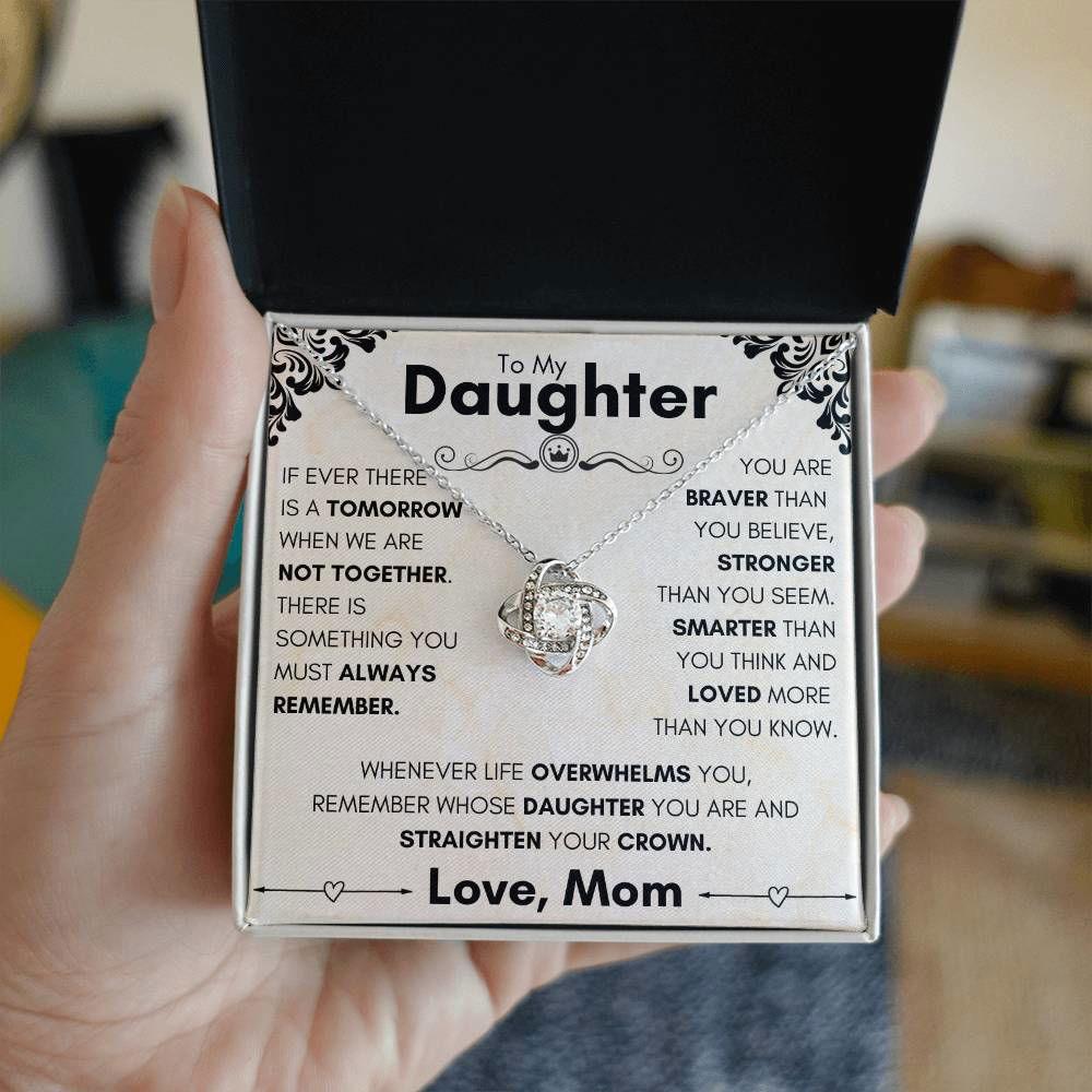 Daughter Necklace - when we are not together Jewelry Giftinum