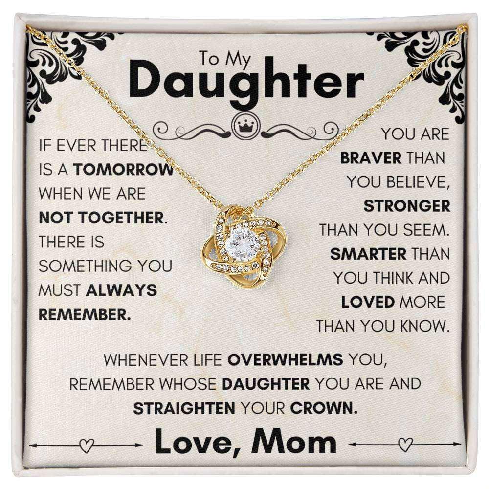 Daughter Necklace - when we are not together Jewelry Giftinum