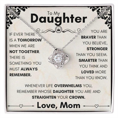 Daughter Necklace - when we are not together Jewelry Giftinum