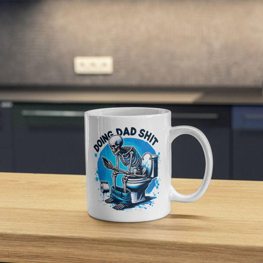 Doing Dad 💩 11 oz Mug Front/BackGiftinum