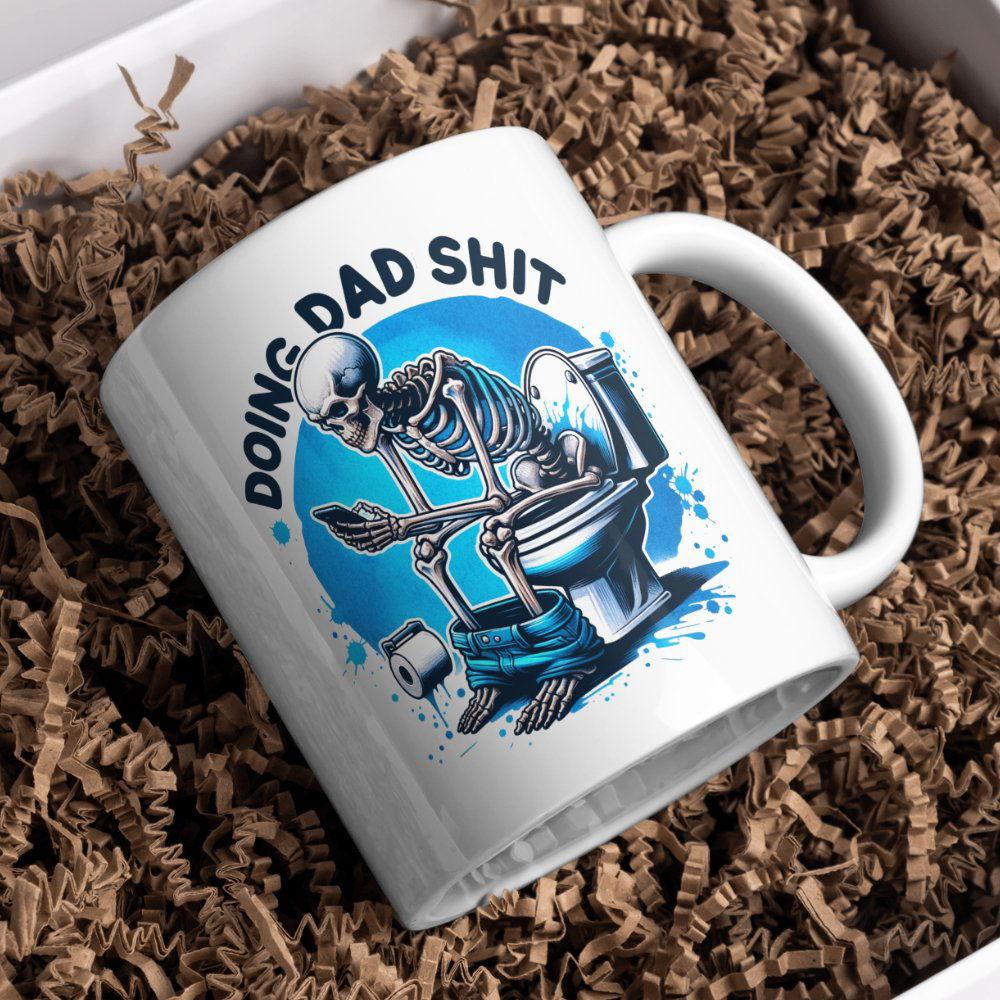 Doing Dad 💩 11 oz Mug Front/Back Giftinum