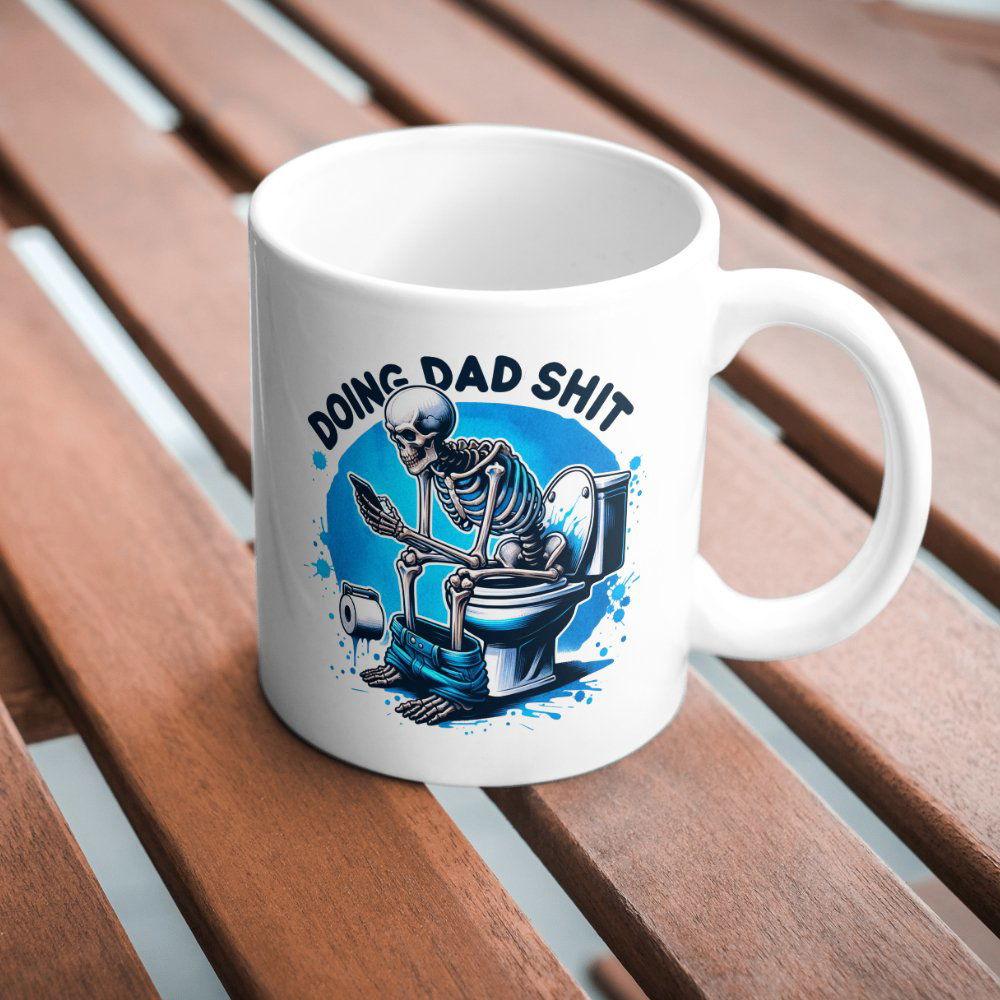 Doing Dad 💩 11 oz Mug Front/Back Giftinum