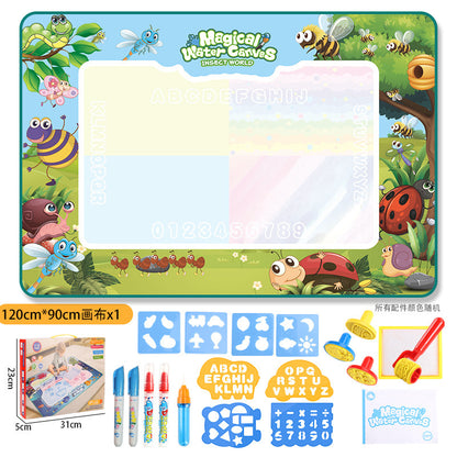 Magic Canvas toy can be clear drawing board Magic colorful graffiti carpet drawing book children's toys