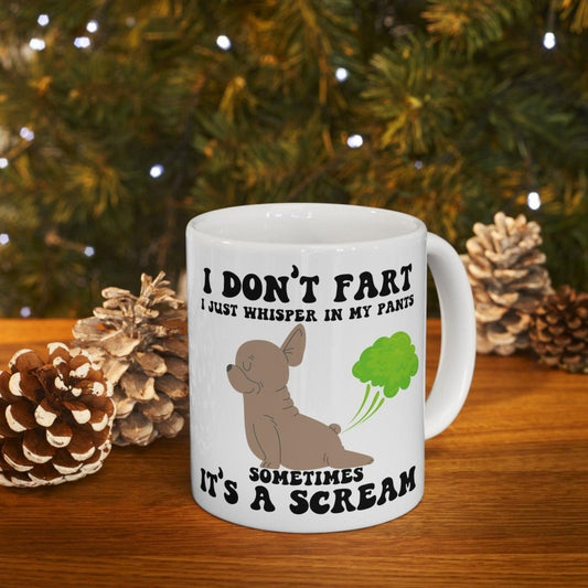 Fuunny Fart Ceramic Mug 11oz MugGiftinum