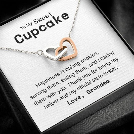 Happiness is baking cookies - Cupcake Grandchild - Premium Jewelry - Just $119.95! Shop now at Giftinum