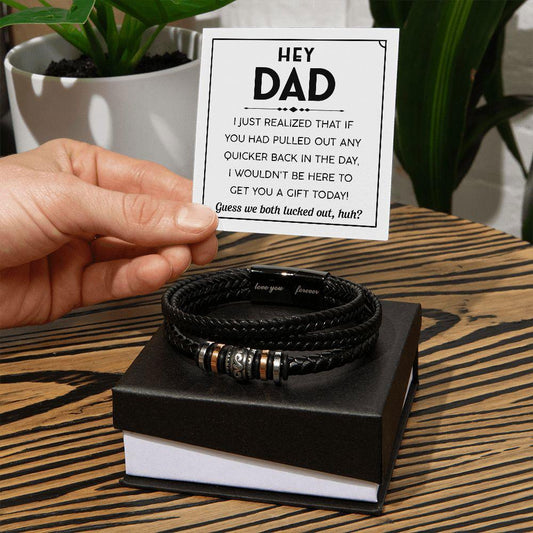 Hey Dad Bracelett JewelryGiftinum