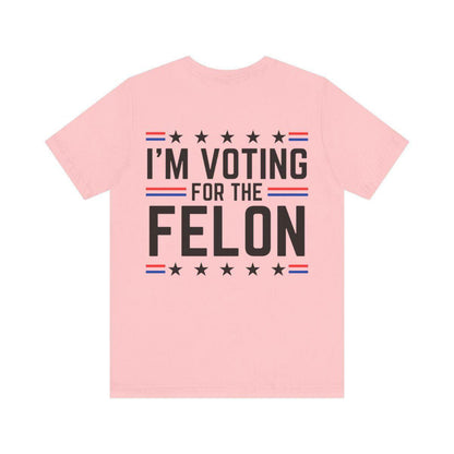 I'm voting for the felon Tee Giftinum