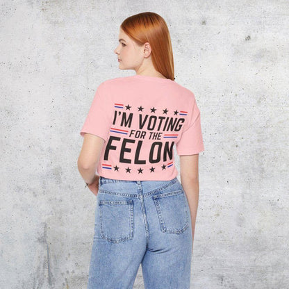 I'm voting for the felon Tee Giftinum