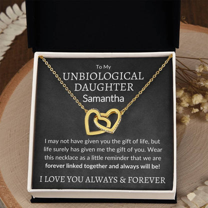 Interlocking Hearts Necklace (Yellow & White Gold Variants) Giftinum